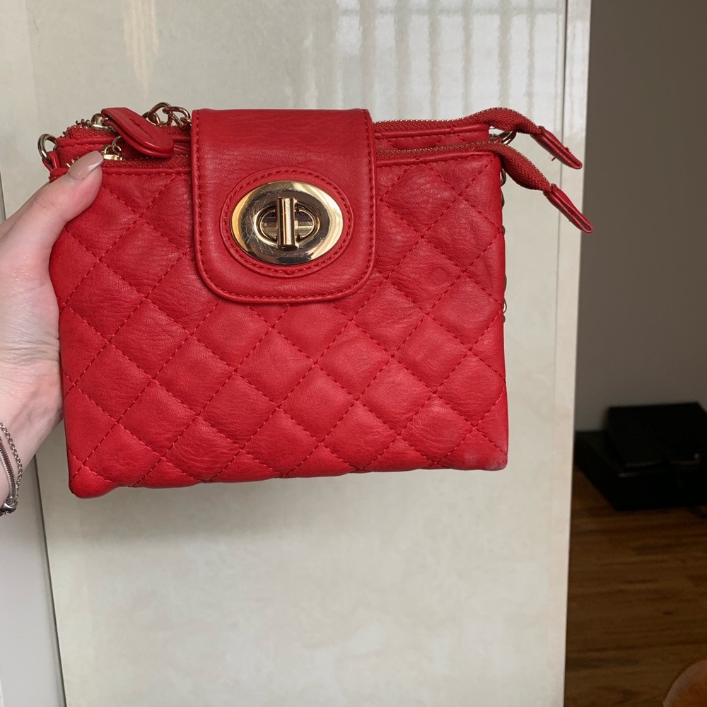Red Crossbody Bag